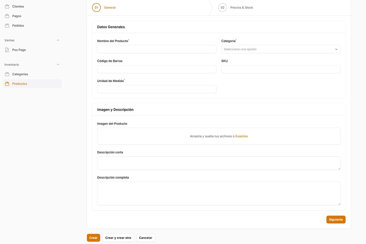 INVPOS Sistema de Inventario y Pos